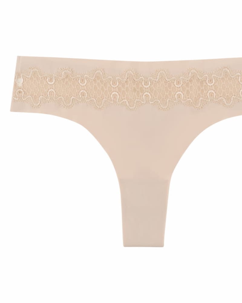 Front of a size 2XLarge VIP Thong with Lace Detail in Smoke Grey with Smoke Grey Lace by Uwila Warrior. | dia_product_style_image_id:242634